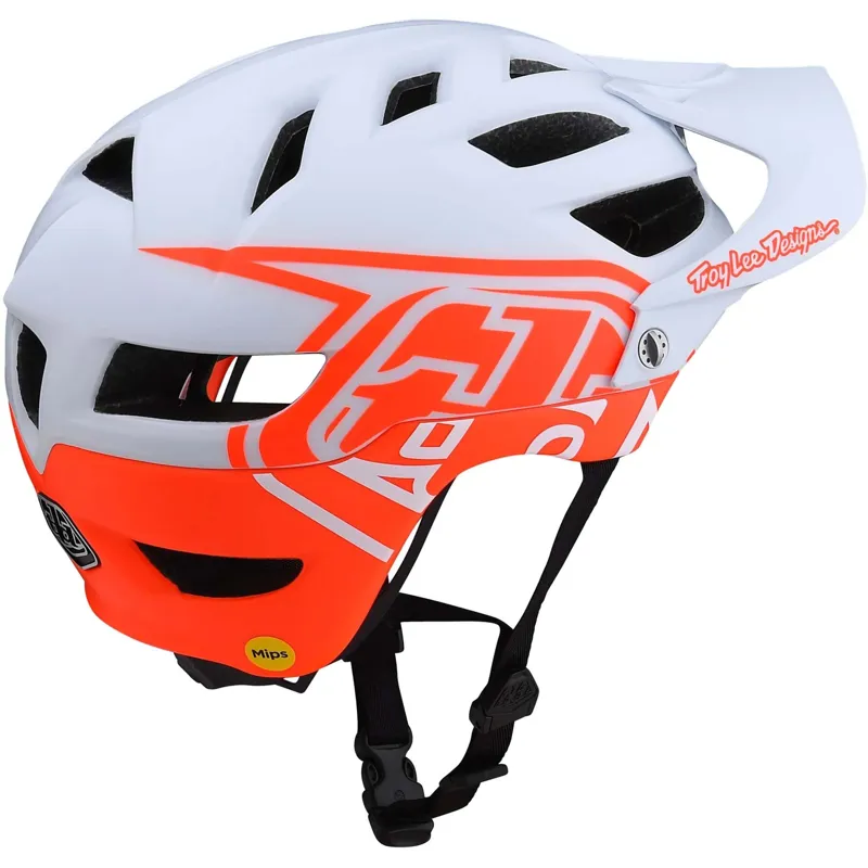 Troy Lee Designs A1 Classic Youth MIPS MTB Helmet Rocket Red-2